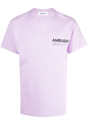 AMBUSH Workshop crew neck T-shirt - Purple