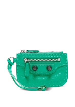 Balenciaga Pre-Owned 2020-2025 Le Cagole leather cardholder - Green
