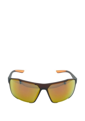 Nike Windstorm rectangle-frame sunglasses - Brown