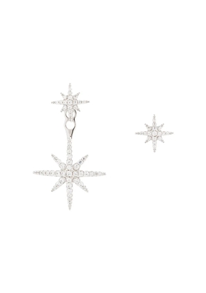 APM Monaco Météorites small mismatch earrings - Silver