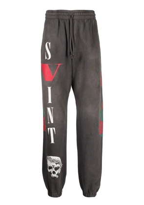 SAINT MXXXXXX x Vlone logo-print joggers - Grey