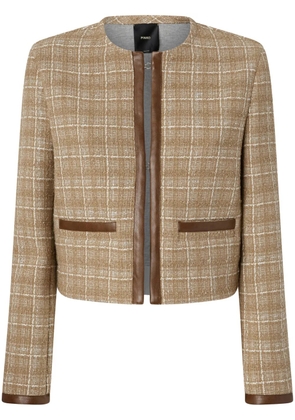 PINKO checked jacket - Neutrals