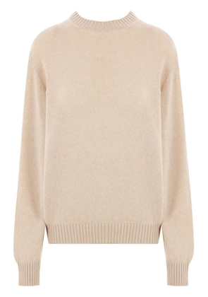 Loro Piana crew-neck cashmere jumper - Neutrals