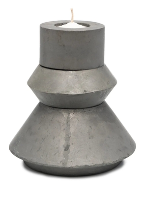 Parts of Four modular candle totems - Grey