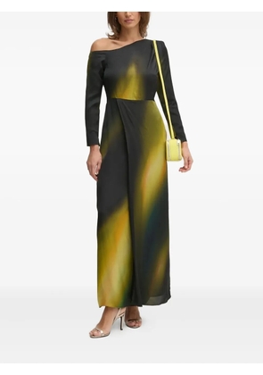 Pedro Del Hierro asymmetric maxi dress - Black