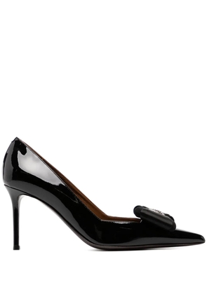 Giuseppe Zanotti 95mm bow-embellished pumps - Black