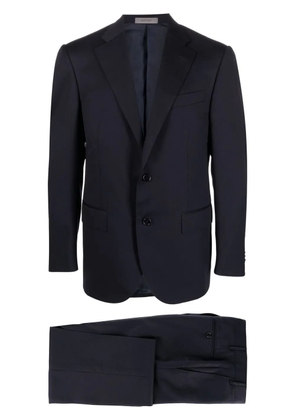 Corneliani single-breasted virgin-wool suit - Blue
