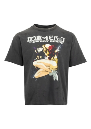 SAINT MXXXXXX x Cowboy Bebop graphic-print T-shirt - Black