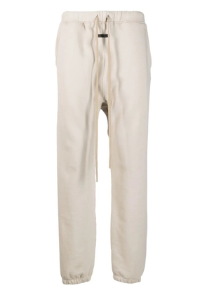 Fear Of God logo-patch cotton track pants - Neutrals