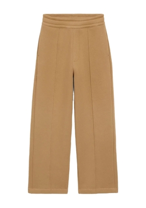 AMI Paris Ami De Coeur flare fleece trousers - Brown