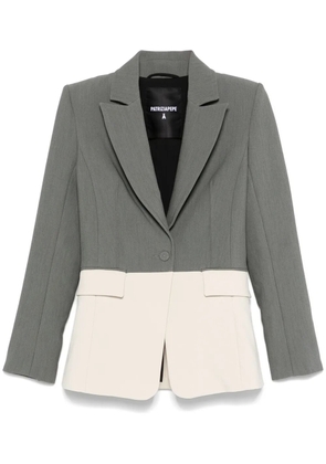 Patrizia Pepe colour-block blazer - Grey