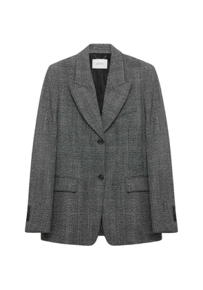 Dorothee Schumacher glen-plaid peak-lapel blazer - Grey