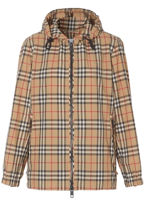 Burberry Vintage Check hooded jacket - Neutrals