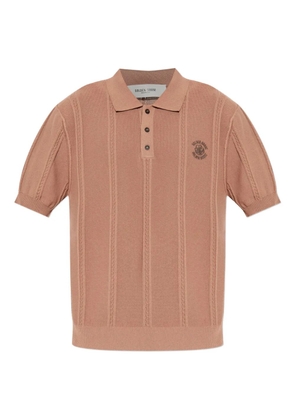Golden Goose cable-knit polo shirt - Neutrals