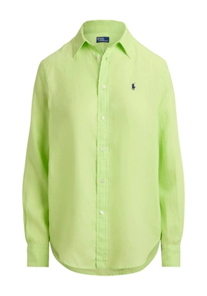Polo Ralph Lauren shell button embroidered pony shirt - Green