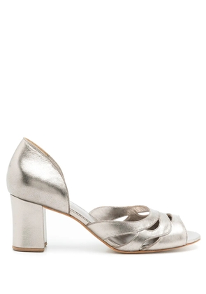 Sarah Chofakian Kate metallic pumps