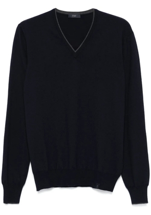 Fay V-neck sweater - Blue