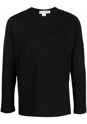 Comme Des Garçons logo-print long-sleeve T-shirt - Black