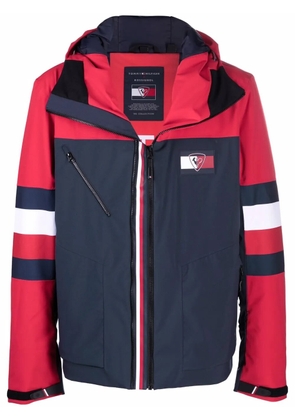 Rossignol logo striped jacket - Blue