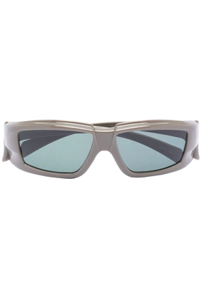 Rick Owens Rick rectangle-frame sunglasses - Grey
