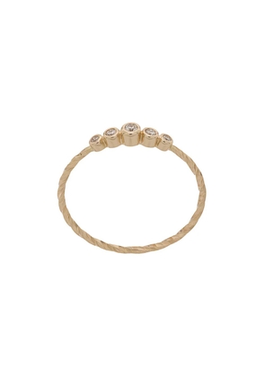 Maria Black 14kt yellow gold Ally diamond ring