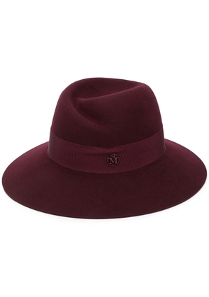 Maison Michel Virginie felt Fedora hat - Red