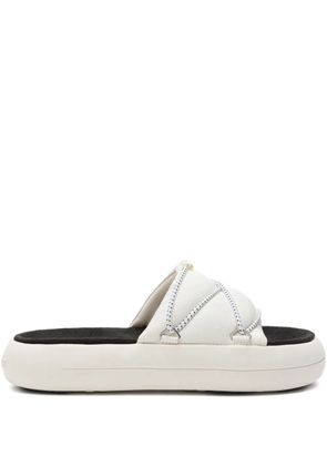 Moon Boot Icon rope-detail platform sandals - White