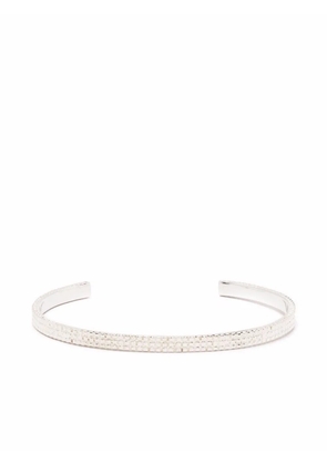 Wouters & Hendrix chain-texture bangle bracelet - Silver