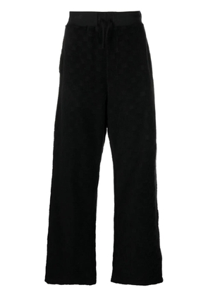 AMBUSH straight-leg jacquard track pants - Black