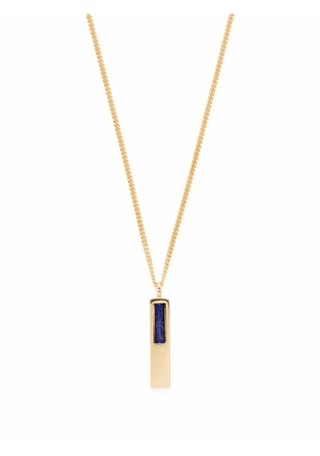 Tom Wood lapis lazuli necklace - Gold