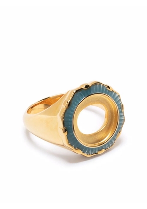 Maria Black Pop Moss ocean ring - Gold