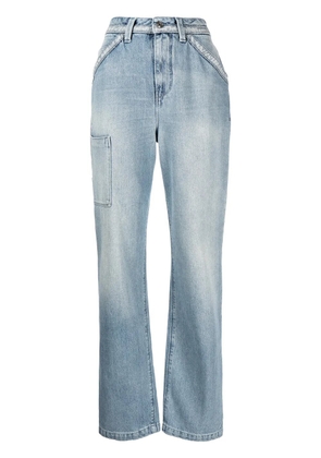 RTA multi-pocket straight leg jeans - Blue