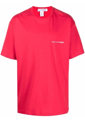 Comme Des Garçons Shirt chest logo-print T-shirt - Red