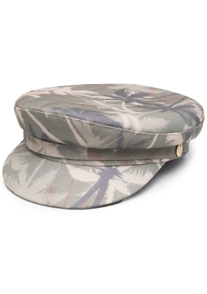 Manokhi palm tree print cap - Green