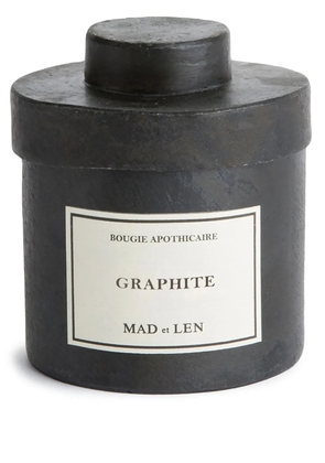 MAD et LEN D'Apothicaire Graphite scented candle (300g) - Black