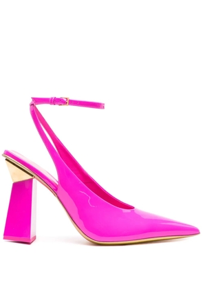 Valentino Garavani One Stude Hyper 110mm leather pumps - Pink