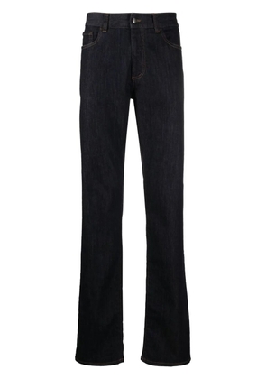 Canali mid-rise straight-leg jeans - Blue
