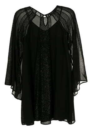 Olympiah layered mini dress - Black