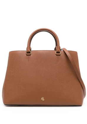 Lauren Ralph Lauren Hanna leather satchel bag - Brown