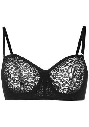 Wacoal lace strapless bra - Black