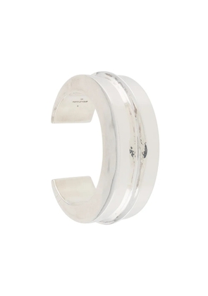 Parts of Four crescent folded bracelet - Silver