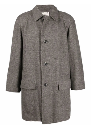 A.N.G.E.L.O. Vintage Cult 1990s mélange-effect single-breasted coat - Grey
