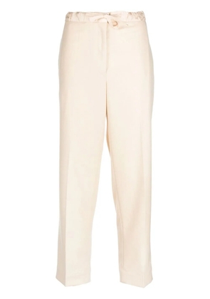 Jil Sander drawstring cropped trousers - Neutrals