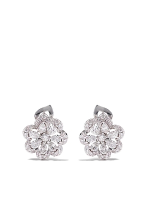 Chopard 18kt white gold Precious Lace Mini-Frou-Frou diamond earrings - Silver