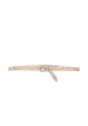 petit moments Showgirl Belt in Metallic Gold.