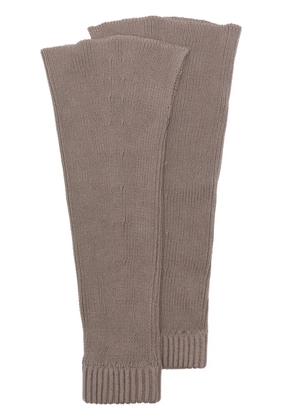 OUR LEGACY ribbed-knit gaiter - Neutrals