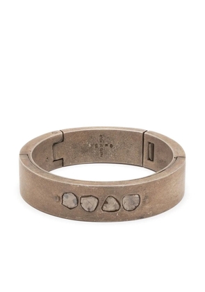 Parts of Four Slabs sterling silver bracelet