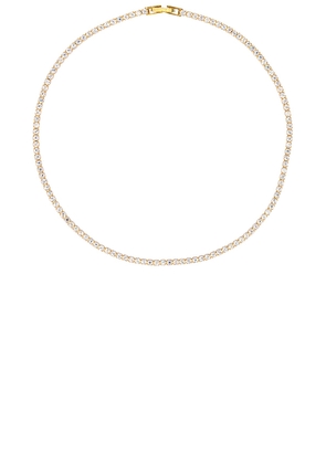 petit moments Beam Necklace in Metallic Gold.