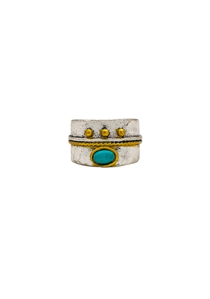 petit moments Wilder Ring in Turquoise. Size 7. Also in 6, 8.