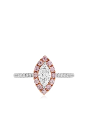 HYT Jewelry 18kt gold Argyle Pink diamond engagment ring